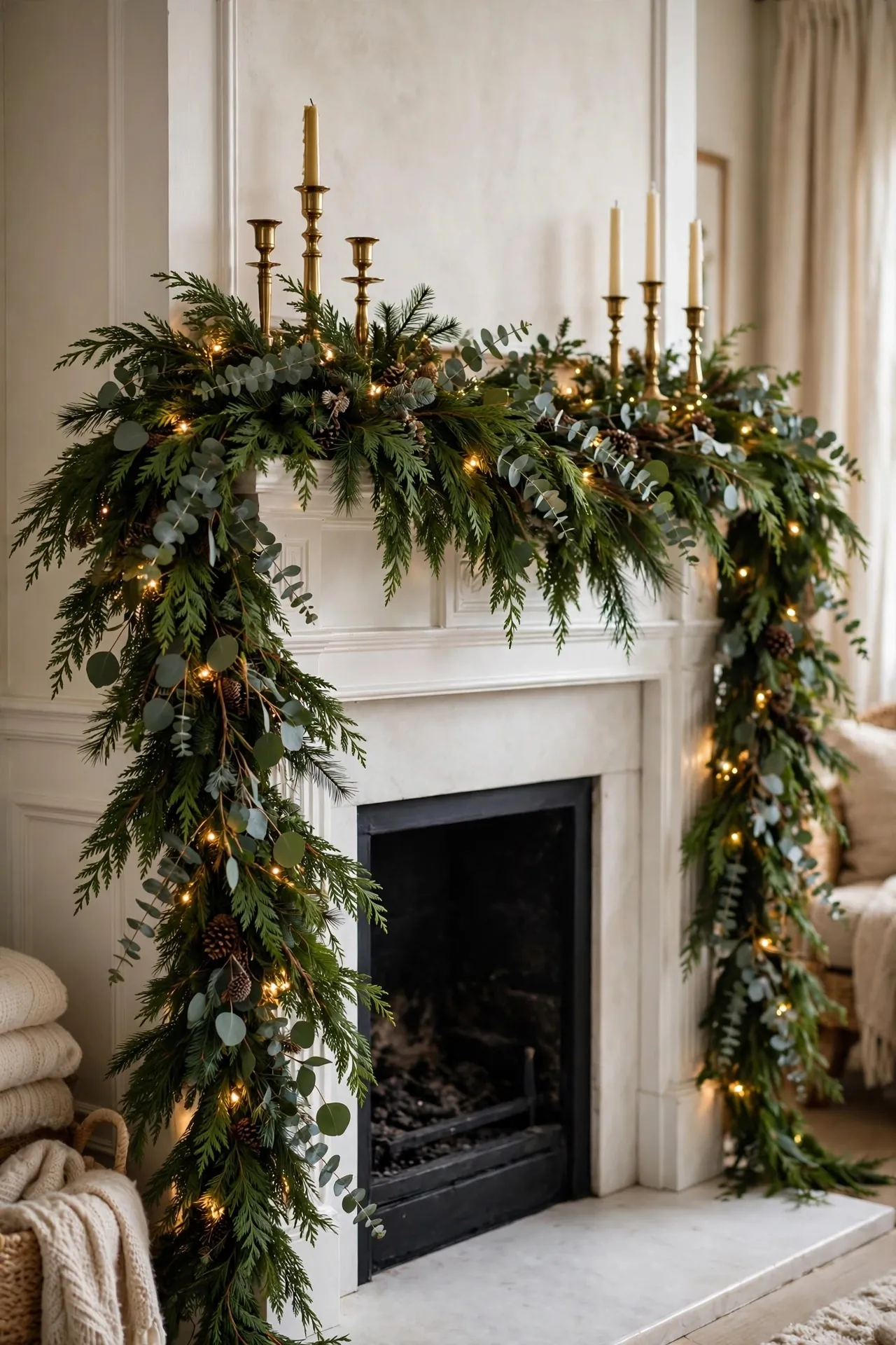 15 Elegant Christmas Mantel Decor Ideas for a Showstopping Fireplace
