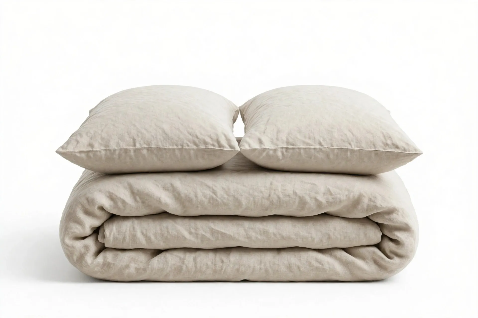 Stonewashed linen duvet set