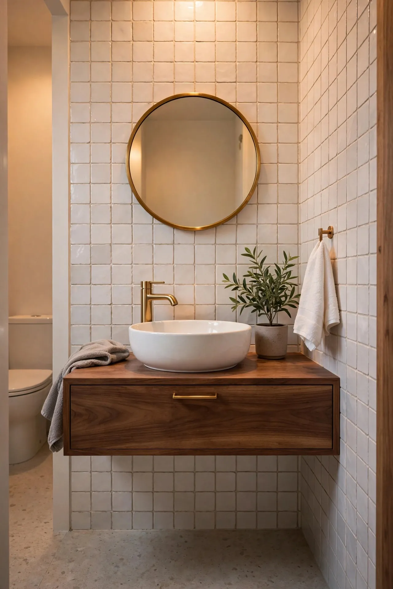 25 Small Washroom Ideas That Make Tiny Bathrooms Feel Bigger