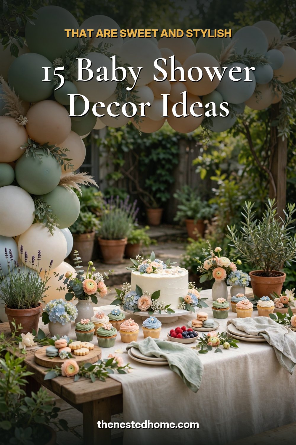 15 Baby Shower Decor Ideas That Are Sweet and Stylish pin