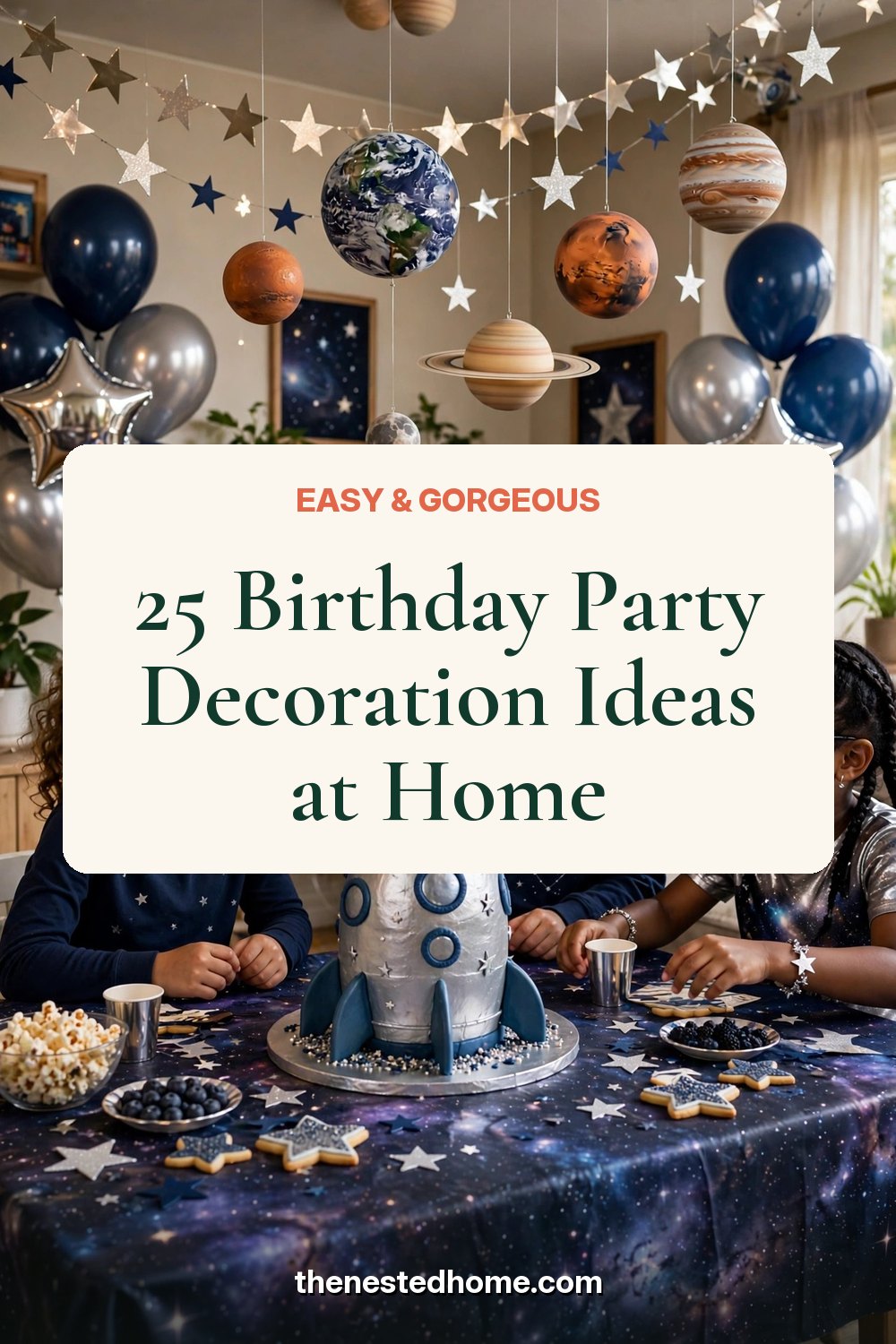 25 Birthday Party Decoration Ideas at Home (Easy & Gorgeous) pin