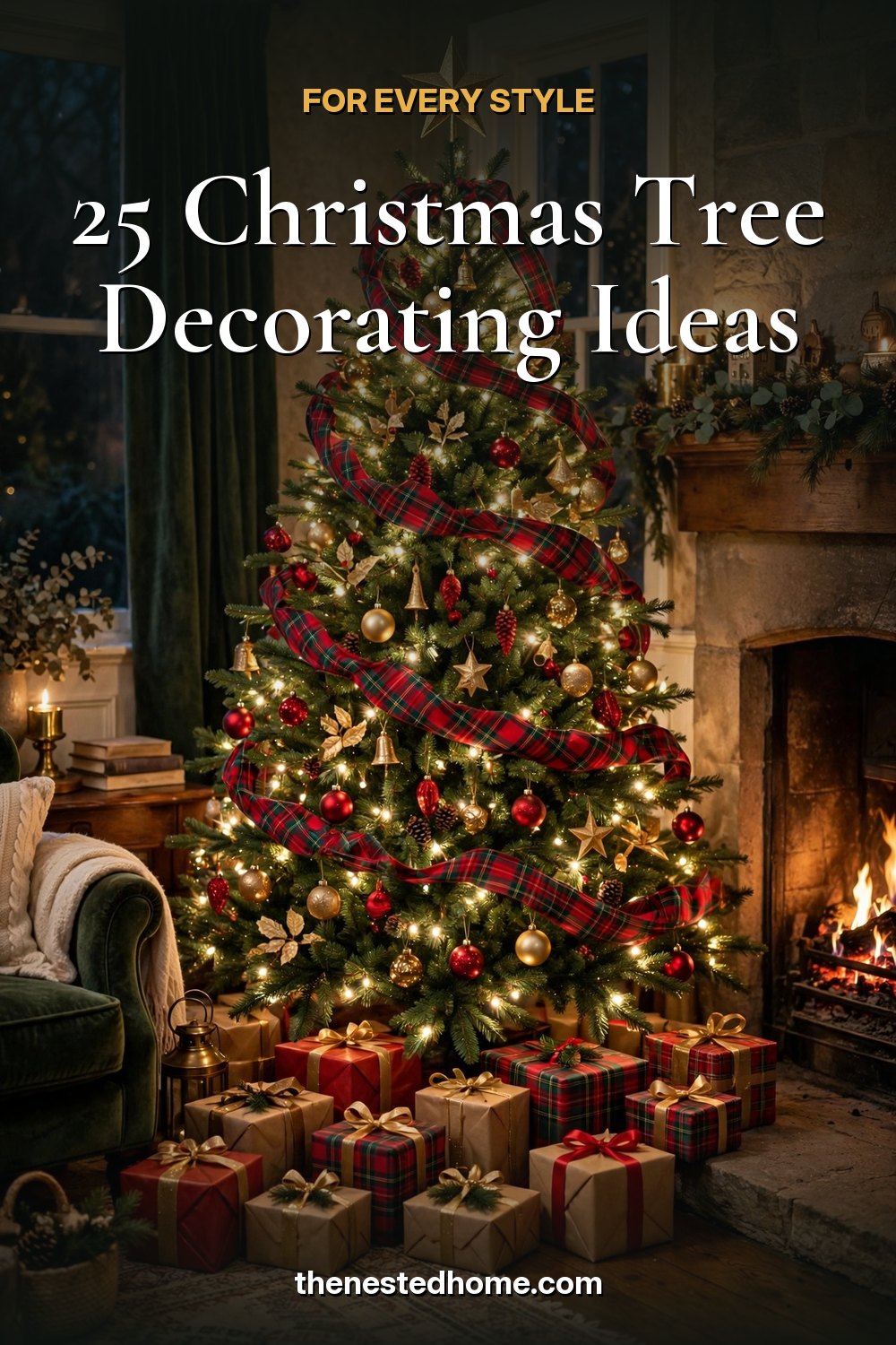 25 Christmas Tree Decorating Ideas for Every Style pin