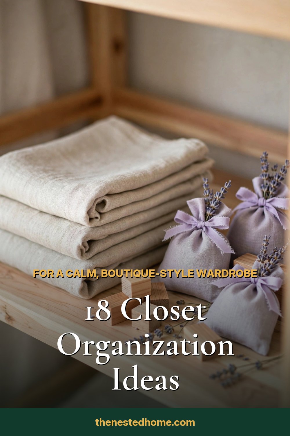 18 Closet Organization Ideas for a Calm, Boutique-Style Wardrobe pin