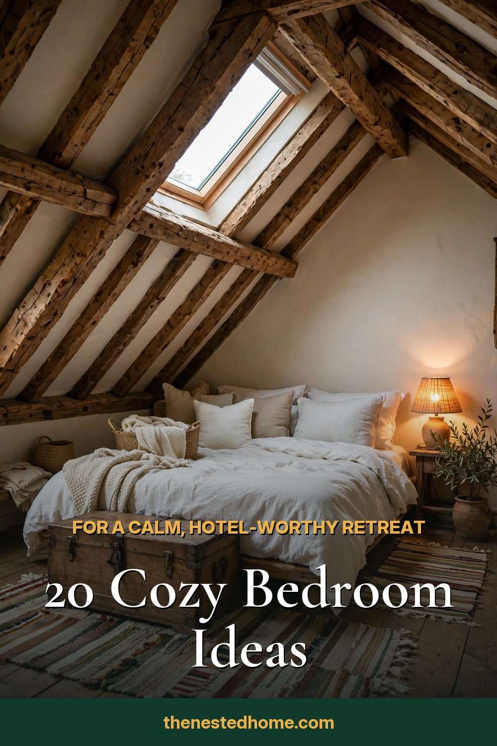 20 Cozy Bedroom Ideas for a Calm, Hotel-Worthy Retreat pin