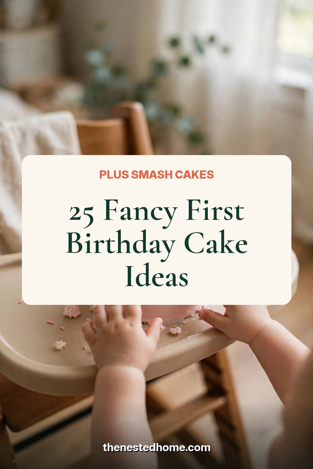 25 Fancy First Birthday Cake Ideas (Plus Smash Cakes) pin