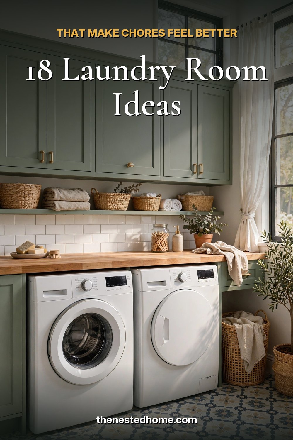 18 Laundry Room Ideas That Make Chores Feel Better pin