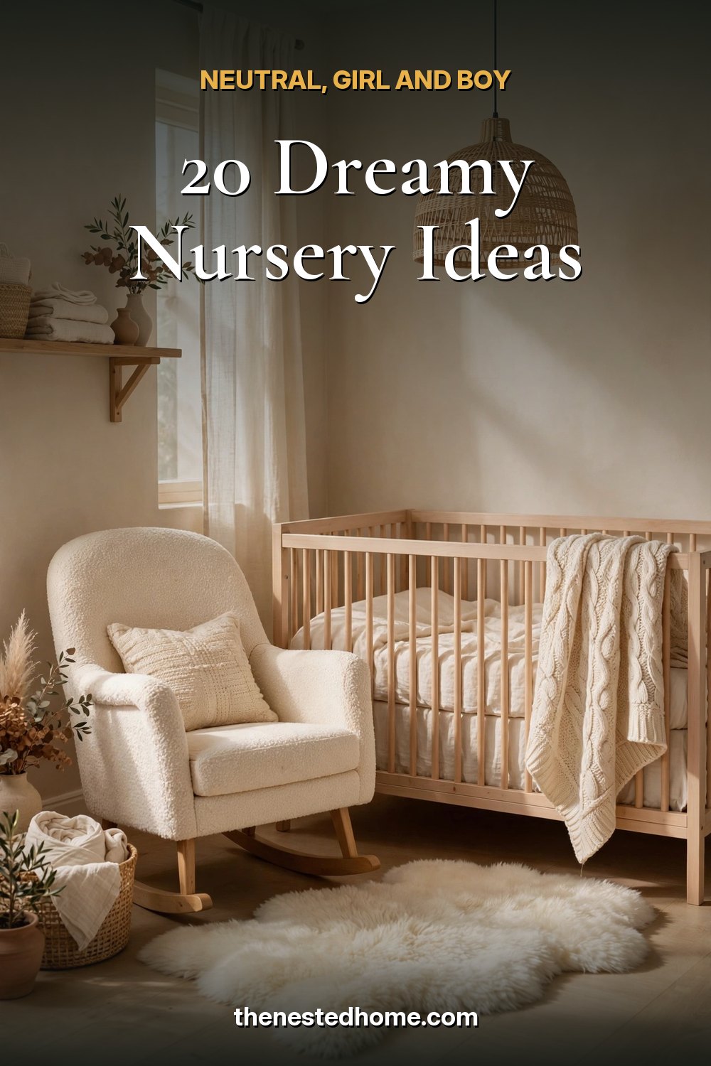 20 Dreamy Nursery Ideas (Neutral, Girl and Boy) pin