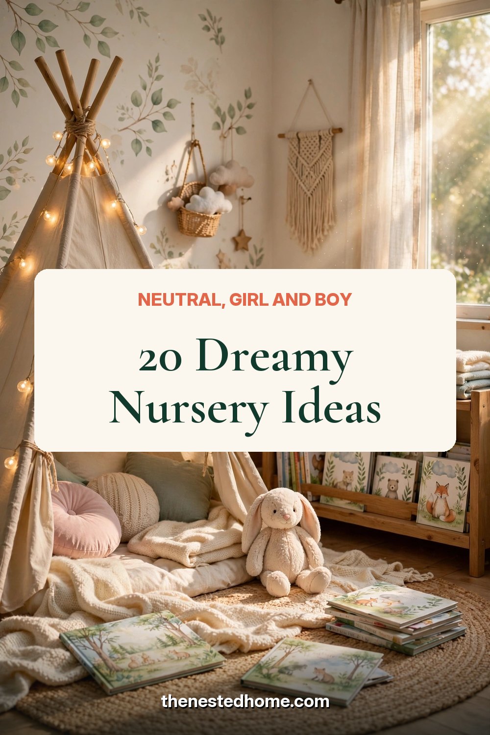 20 Dreamy Nursery Ideas (Neutral, Girl and Boy) pin