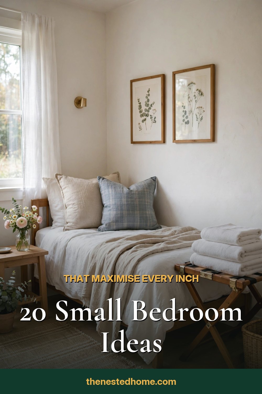 20 Small Bedroom Ideas That Maximise Every Inch pin